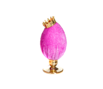 Βελούδινο μικρό λιλά αυγό